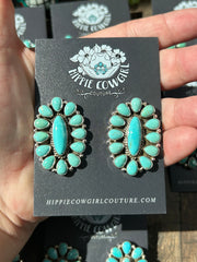 Mixed Mine Cluster Earrings