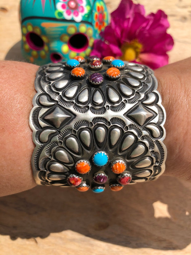 Multi-Color Concho Cuff