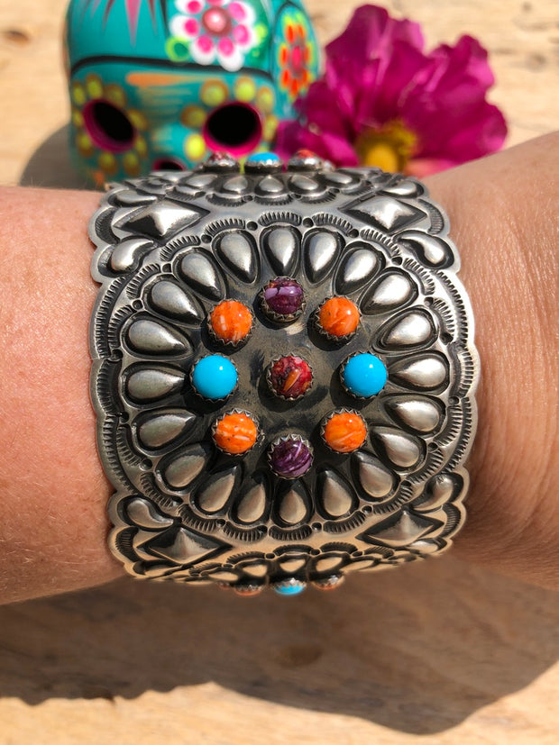 Multi-Color Concho Cuff