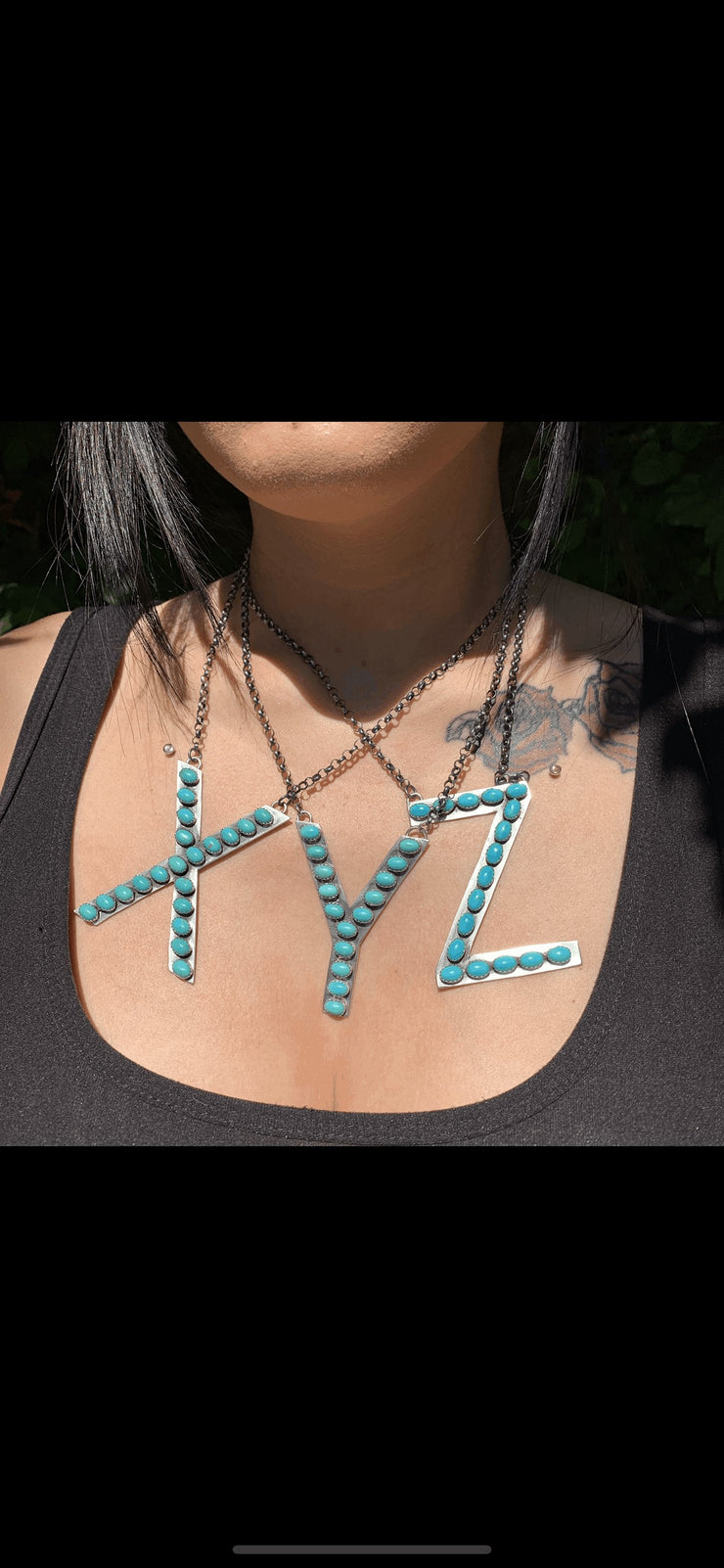 Custom Letter Z Necklace