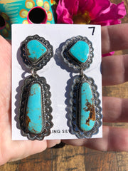 The "Lacy" Turquoise Earrings #7