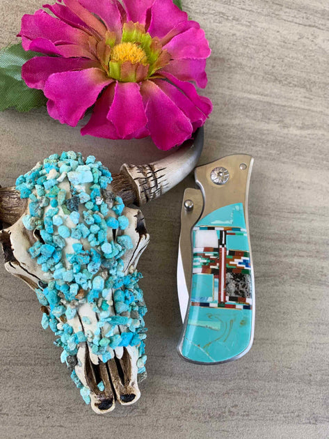 “Chub” Turquoise Pocket Tool in Stainless – Hippie Cowgirl Couture