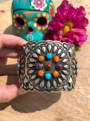 Multi-Color Concho Cuff