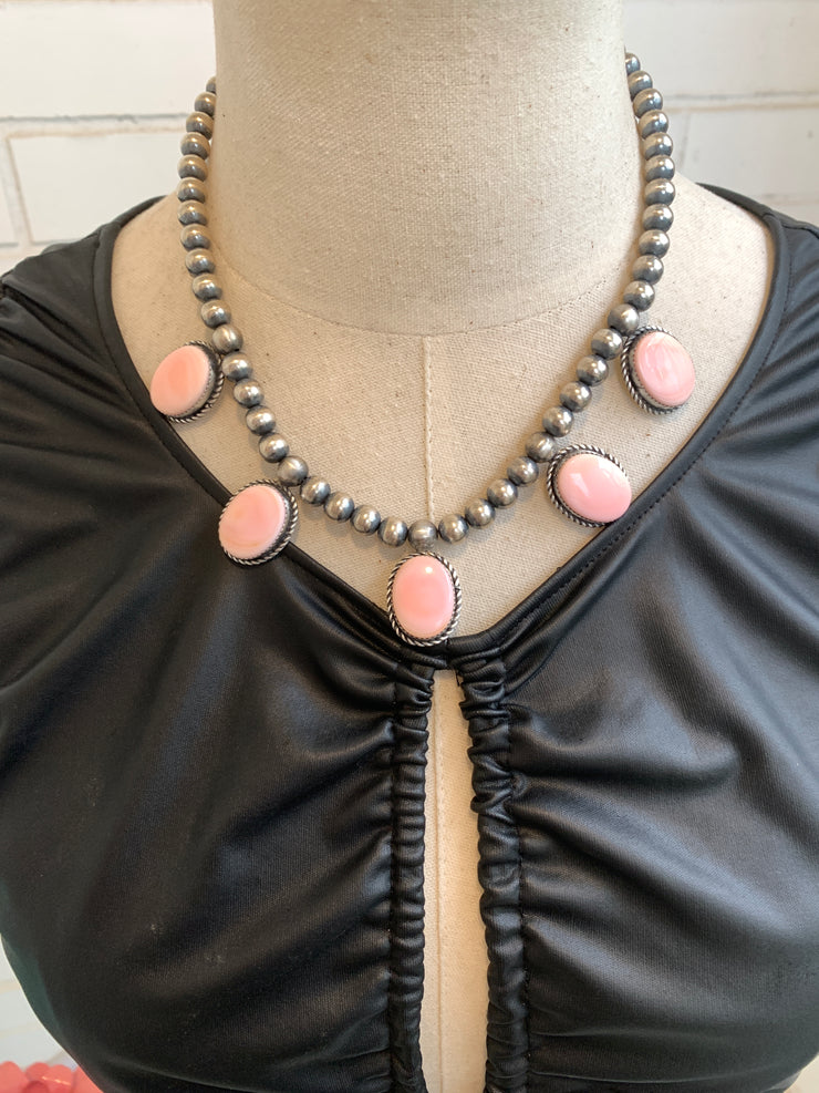 The Fab 5 Stone "Cotton Candy" Necklace