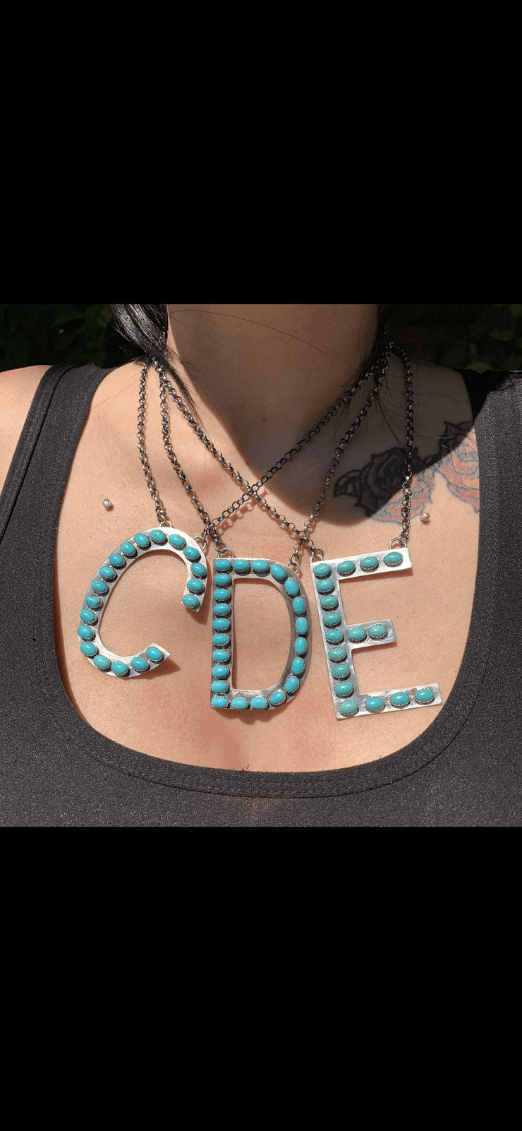 Custom Letter D Necklace