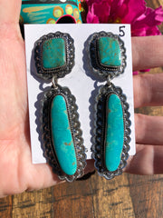 The "Lacy" Turquoise Earrings #5