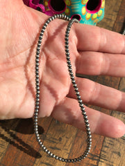 36" 3mm Sterling Pearls