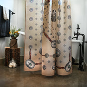 The "Flagstaff" Shower Curtain- tan