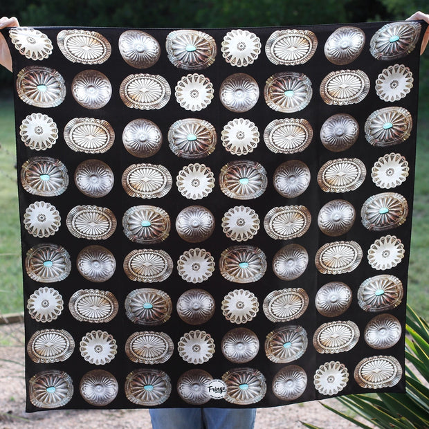 The "Big Concho" Scarf - Black
