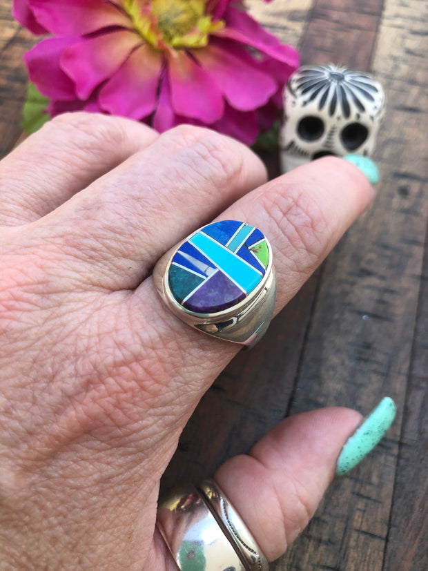 Oval "Stained Glass" Ring