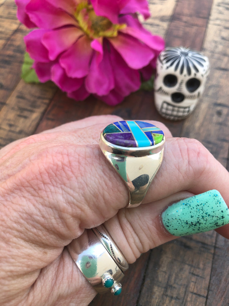 Oval "Stained Glass" Ring