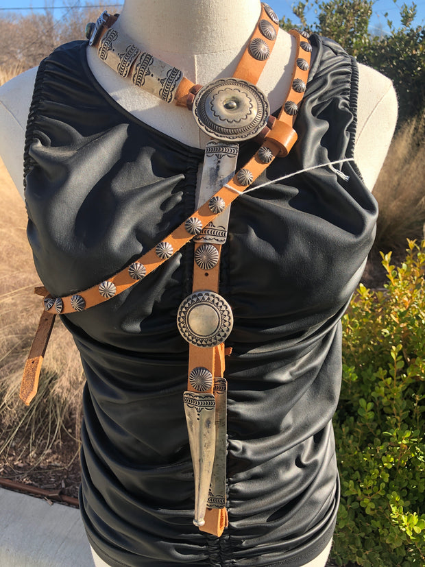 Vintage Sterling Silver Headstall