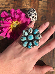 Lone Mountain Turquoise Ring  Size 7