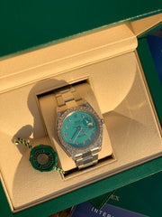 Refurbished/Pre-Owned Custom "Turquoise" Rolex Watch (Pre-Order)
