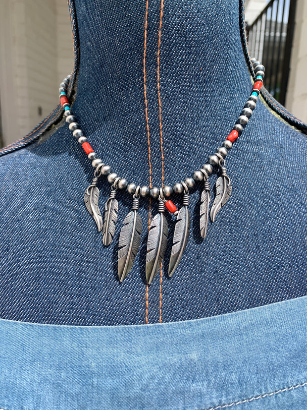 Feather "Dreamcatcher" Necklace