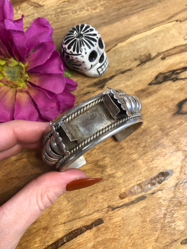 Old Pawn Sterling Silver Watch Cuff