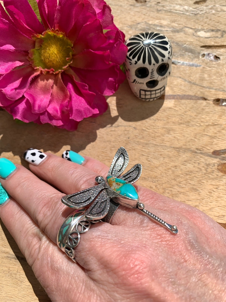 "Dragonfly" Ring Size 9