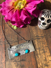 "Turquoise Fix" Necklace with Kingman Turquoise