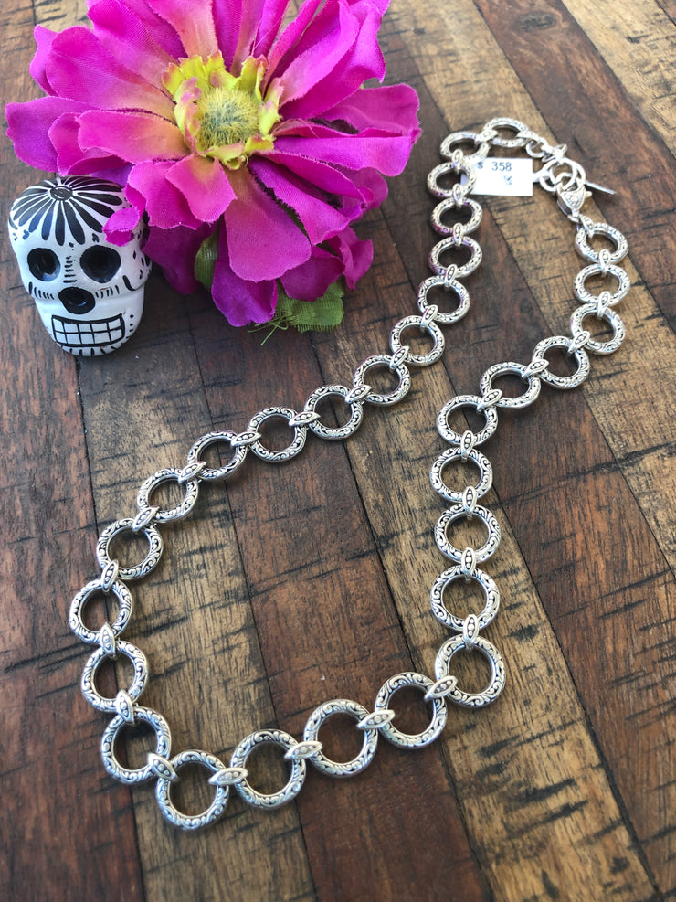 19" Sterling Chain Link Necklace