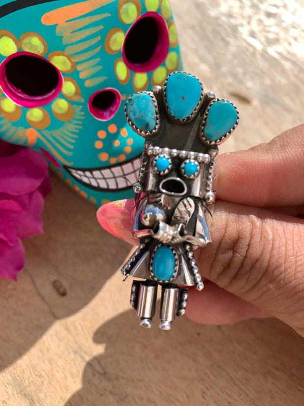 Mini Kachina Ring #1 Sz 7