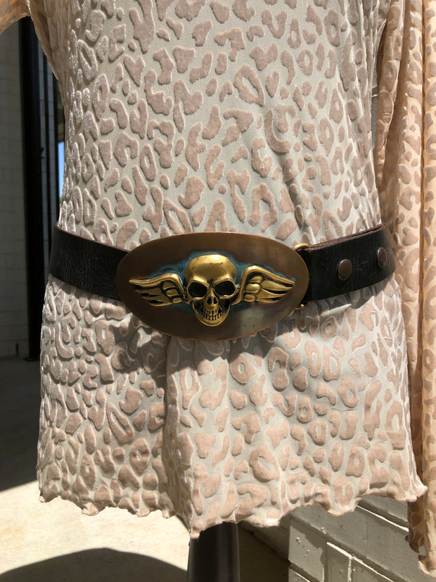 "Winged Skull" Belt